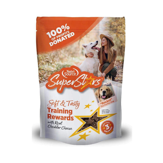 Nutrisource Dog Superstar Treat Cheddar 16oz.