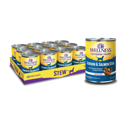 Wellness Dog Complete Health Stew Venison Salmon Potato & Carrot 12.5oz. (Case of 12)