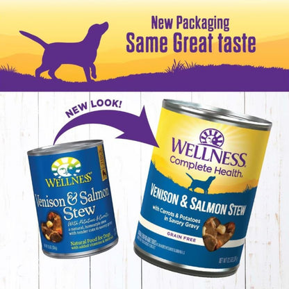 Wellness Dog Complete Health Stew Venison Salmon Potato & Carrot 12.5oz. (Case of 12)