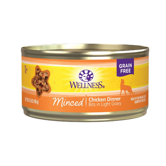 Wellness Cat Complete Health Minced Chicken Dinner 5.5oz. (Case of 24)