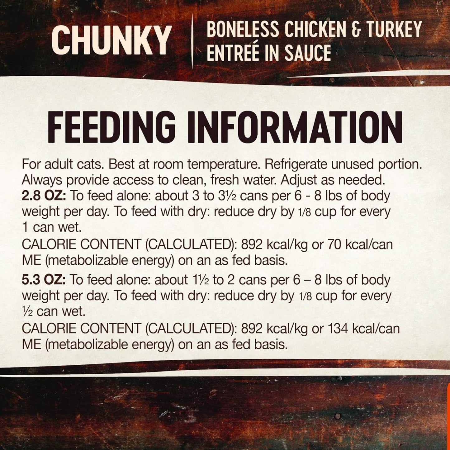 Wellness Cat Core Signature Select Chunky Chicken Turkey Entrée 5.3oz. (Case of 12)