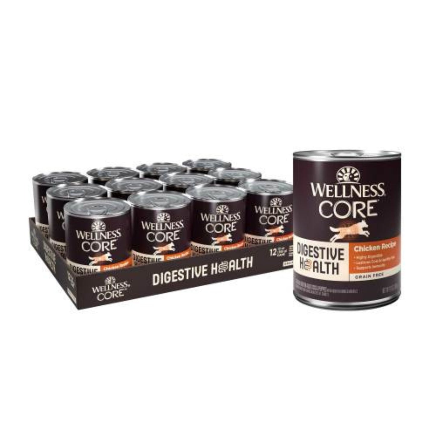 Wellness Dog Core Digestive Health Grain-free Chicken 13oz. (Case of 12)