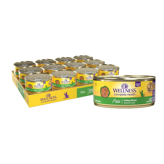 Wellness Cat Complete Health Grain-free Turkey Pate 5.5oz. (Case of 24)