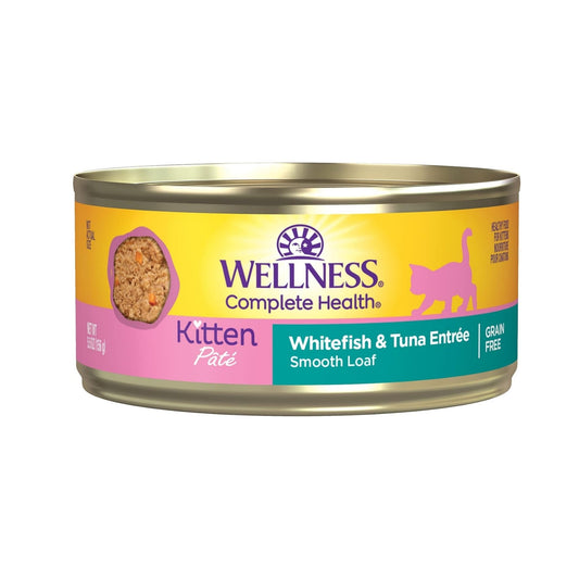 Wellness Complete Health Kitten Whitefish Tuna Pate 5.5oz. (Case of 24)