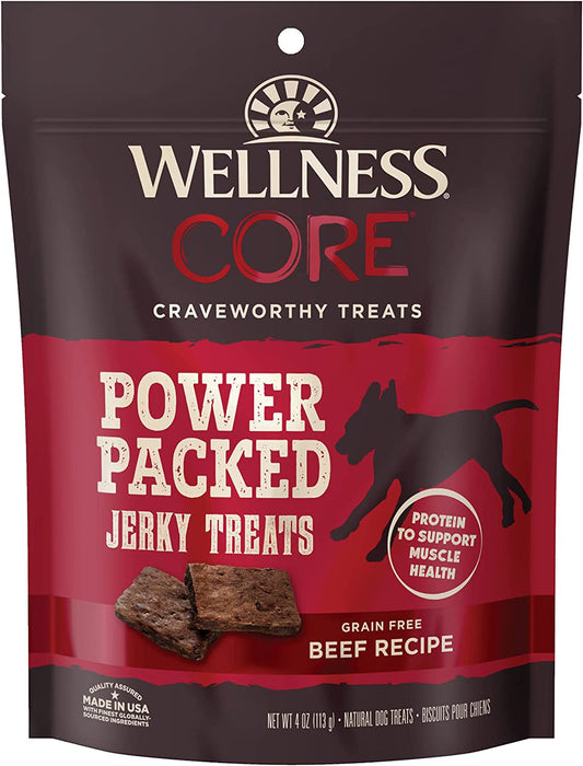 Wellness Core Power Packed Dog 4oz. Beef Jerky