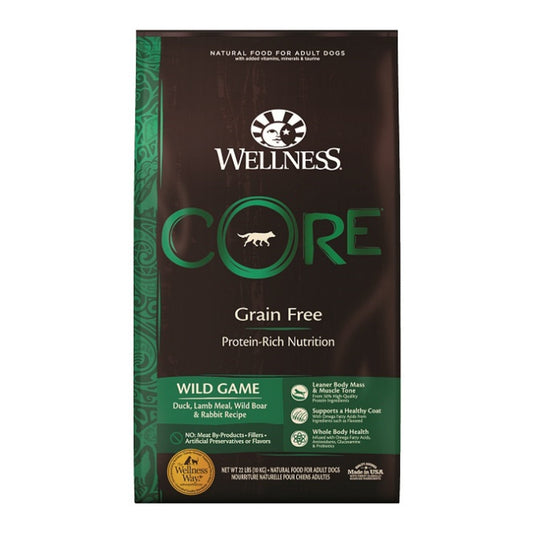 Wellness Dog Core Wildgame 22Lb Grain Free