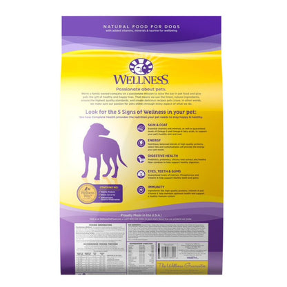 Wellness Dog Chicken Oatmeal 5Lb Adult Complete Health