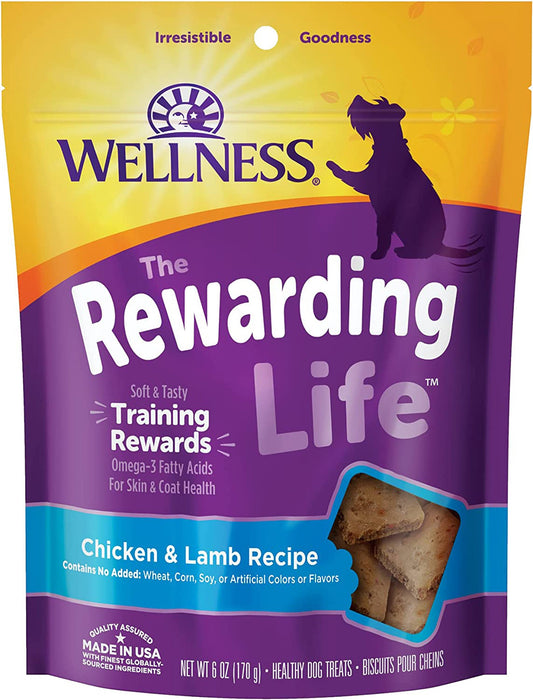 Wellness Rewarding Life Dog 6oz. Chicken Lamb Soft