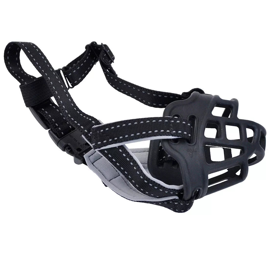 Coastal Pet Soft Basket Muzzle Black Size 2: W-10" x L- 2.75"