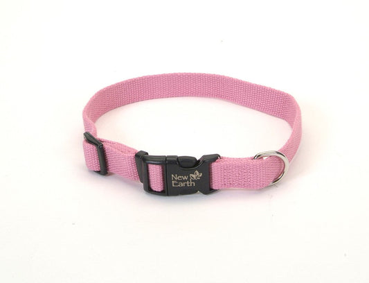 New Earth Soy Adjustable Dog Collar Rose 1ea/5/8 In X 8-12 in