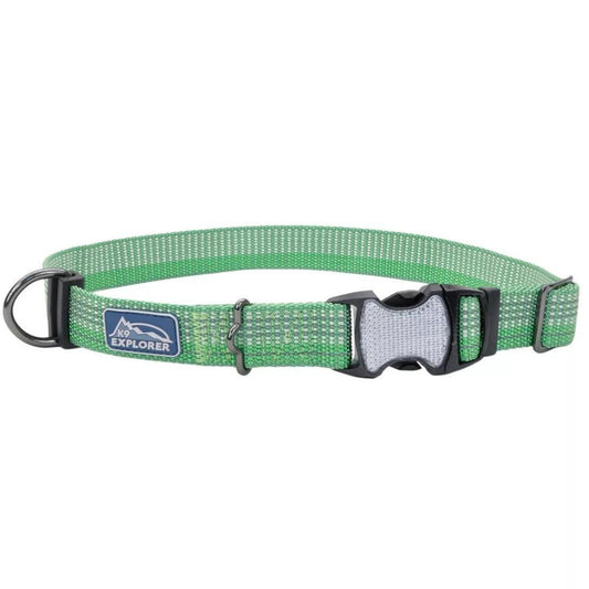 K9 Explorer Brights Reflective Adjustable Dog Collar Meadow Extra Small 5/8"x 8"-12"