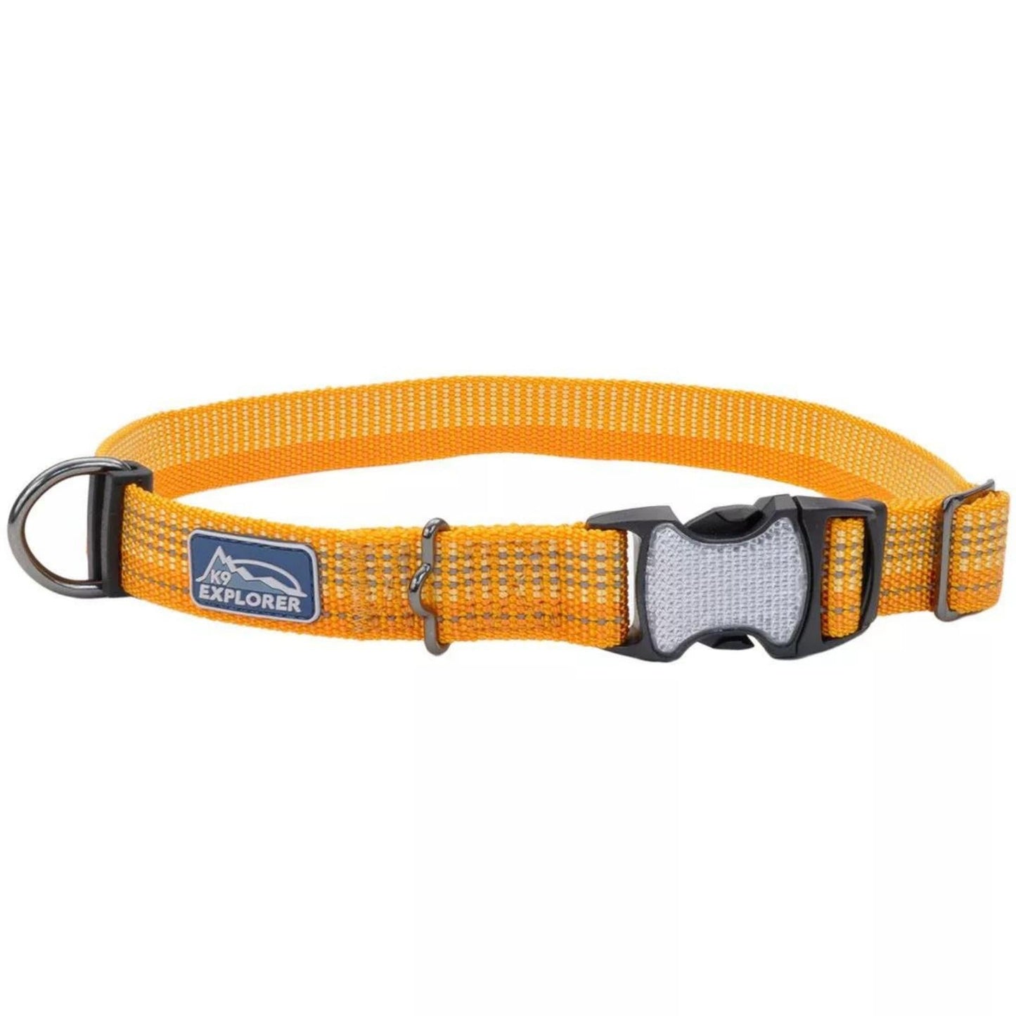 K9 Explorer Brights Reflective Adjustable Dog Collar Desert Medium 1"x 12"-18"