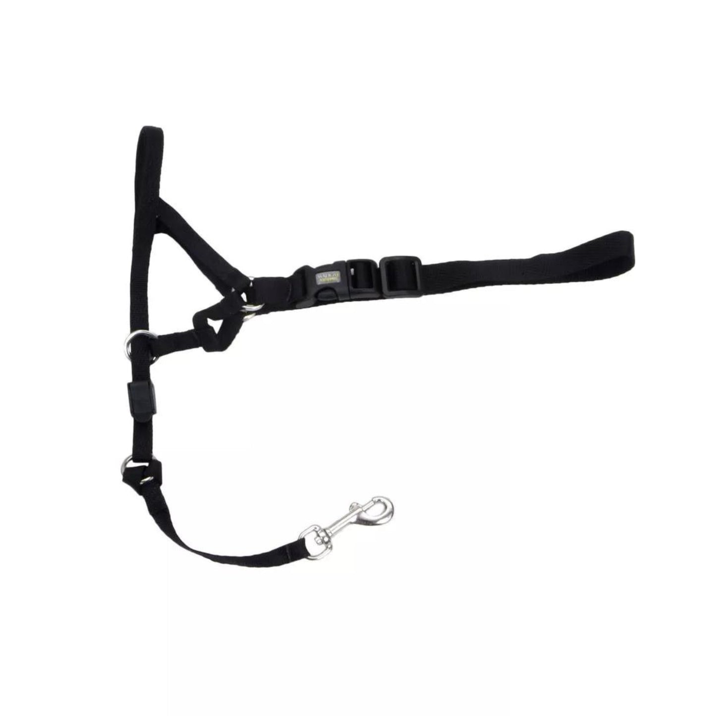 Walk 'n Train Dog Head Halter Black 1ea/MD