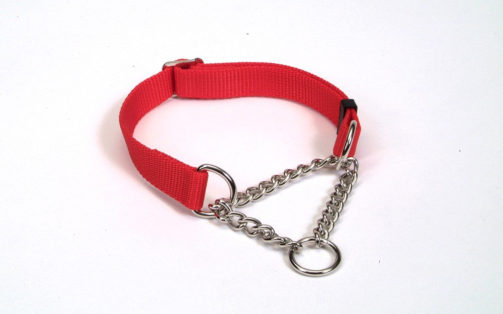 Check-Choke Adjustable Check Training Dog Collar Red 1ea/5/8 In X 10-14 in