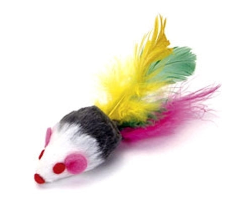 Coastal Cat Toys 120Pc 4 Inch Feather Mice