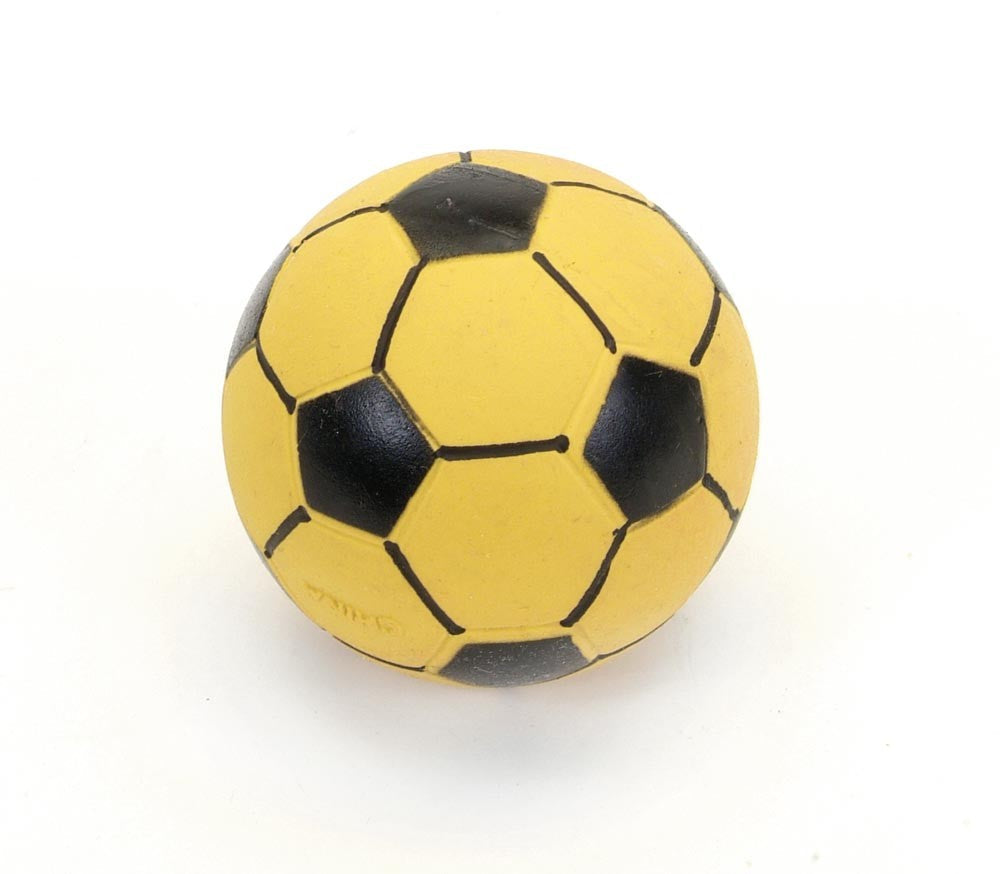 Rascals Latex Dog Toy Soccerball Yellow 1ea/3 in