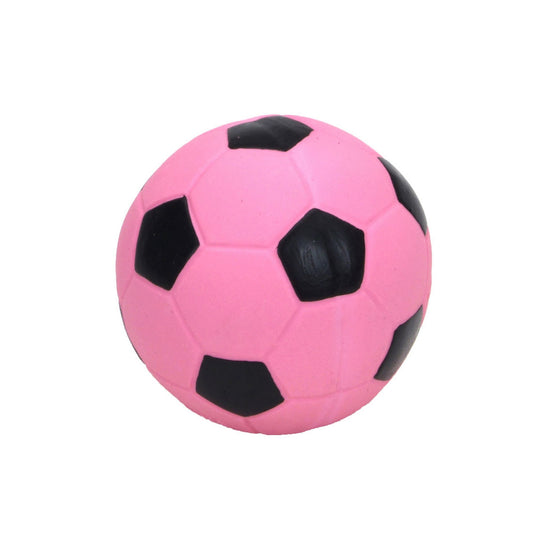 Rascals Latex Dog Toy Soccerball Pink 1ea/3 in