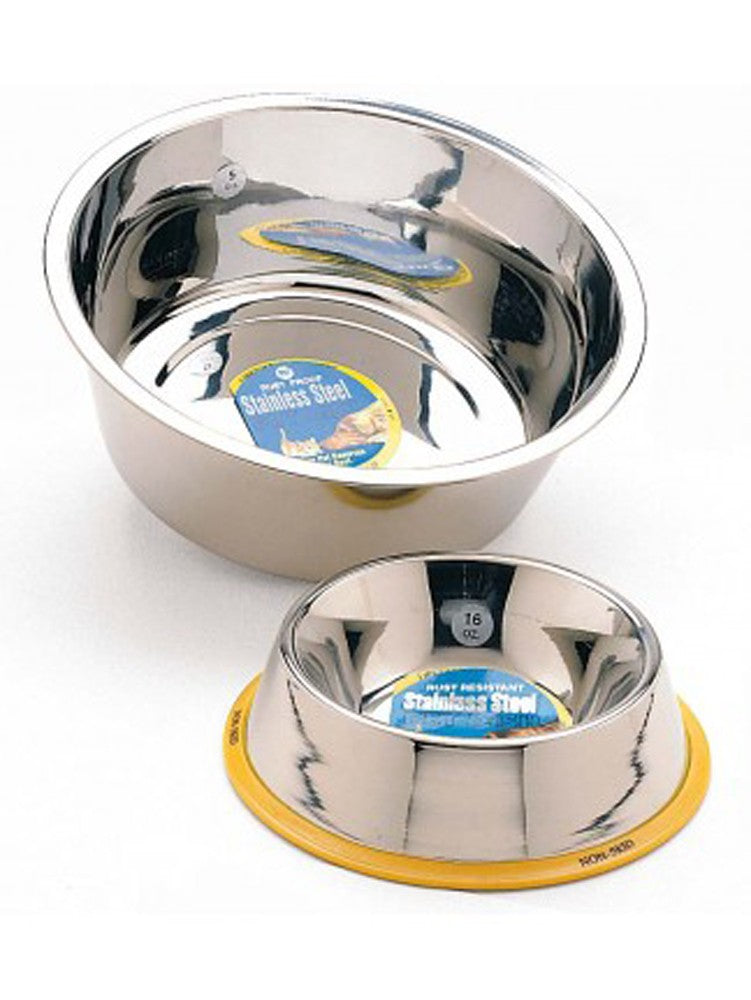 Spot Stainless Steel Mirror Finish NoTip Dog Bowl Silver, 1ea/24 oz