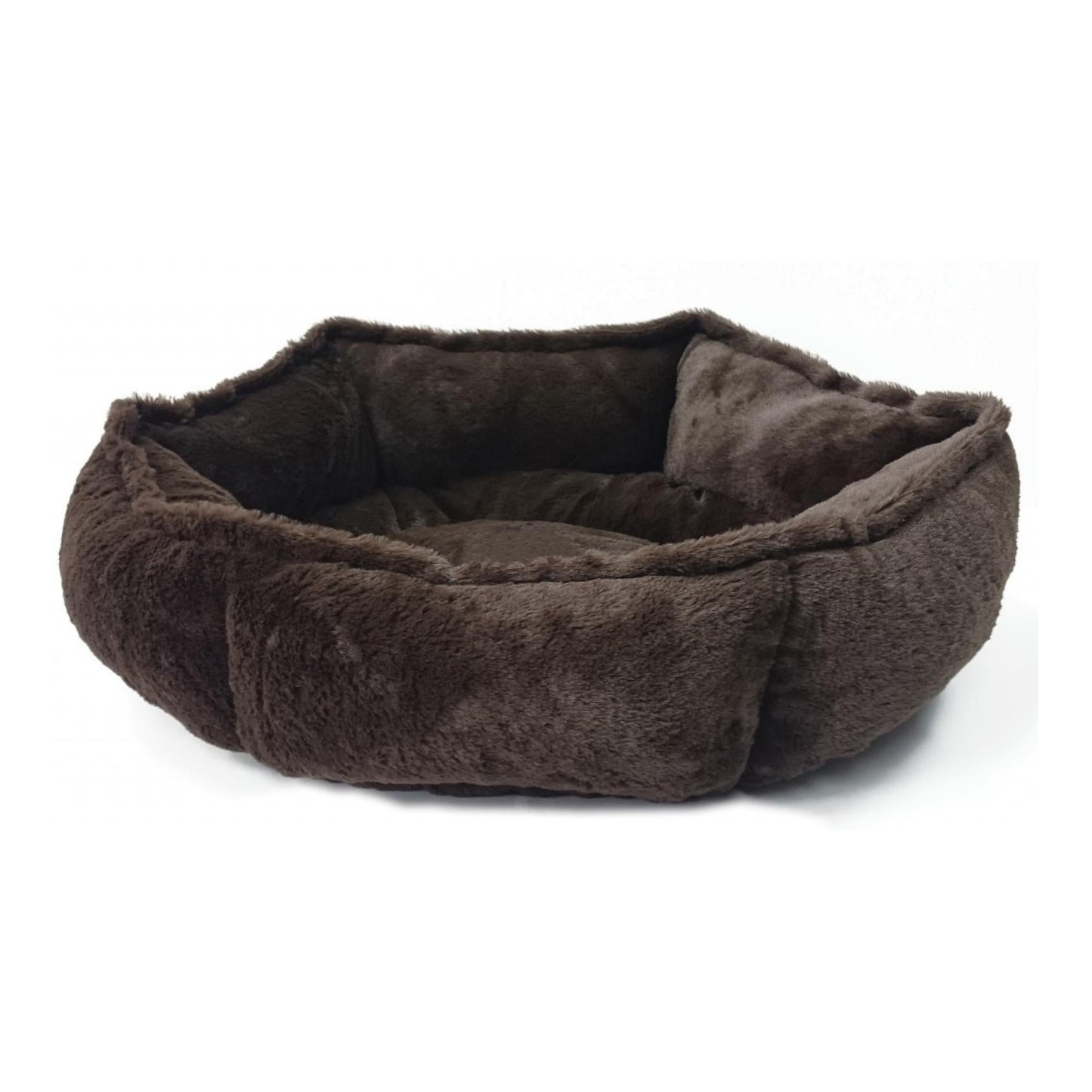 Ethical Pet Sleep Zone Hexagon Cuddler 24" Chocolate