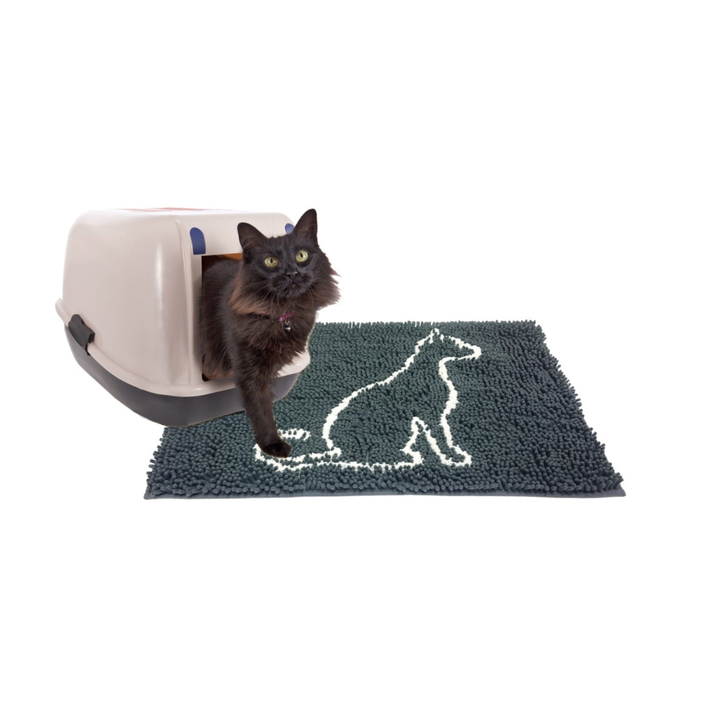 Spot 35” x 24” Brown, Clean Paws Cat Litter Mat