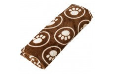 Spot Snuggler Paws/Circle Blanket Chocalate 1ea/30 In X 40 in