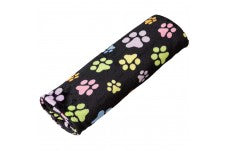 Spot Snuggler Rainbow Pawprint Blanket Black 1ea/30 In X 40 in