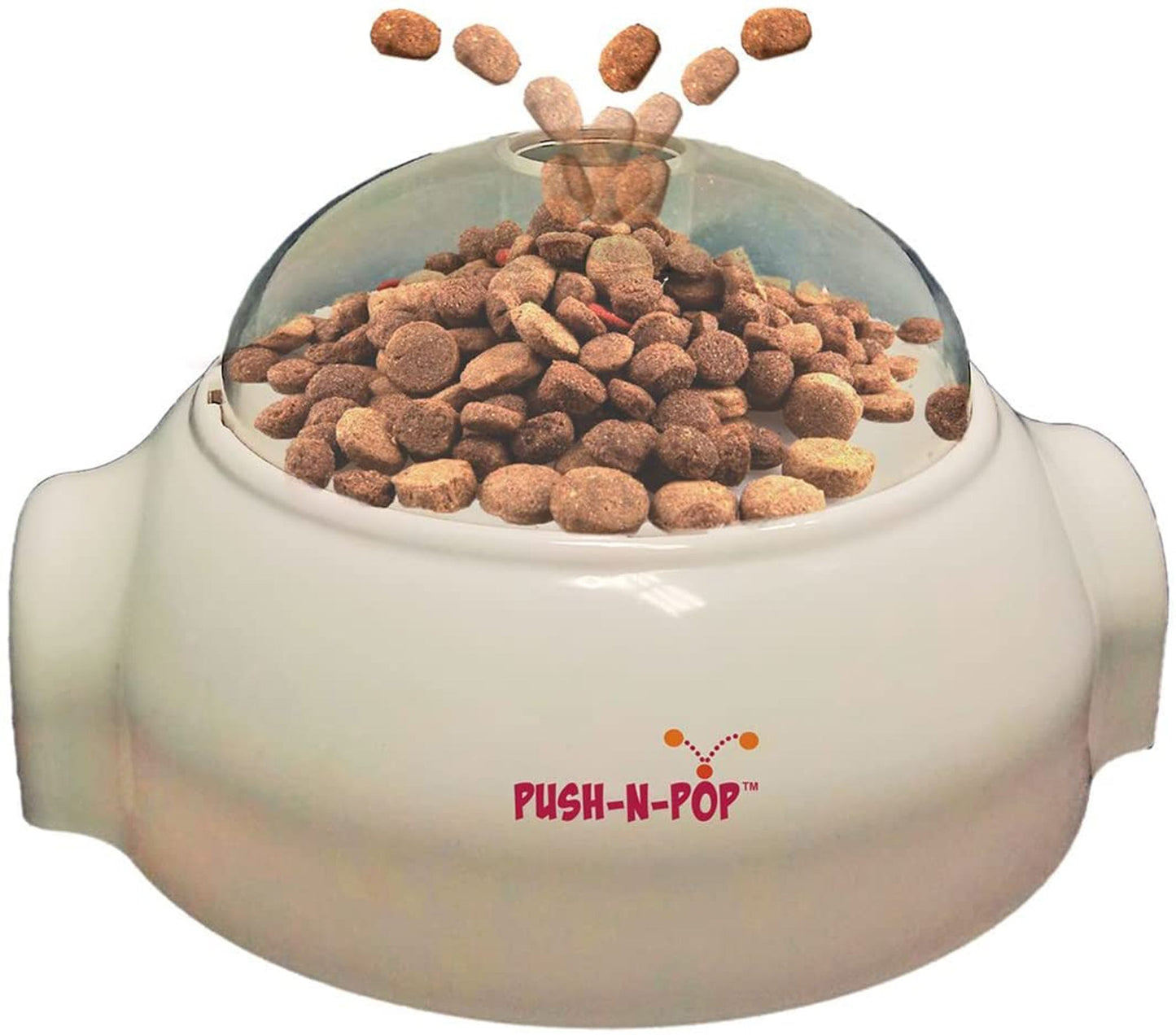 Spot Treat Dispenser Cat Toy Push-n-Pop White