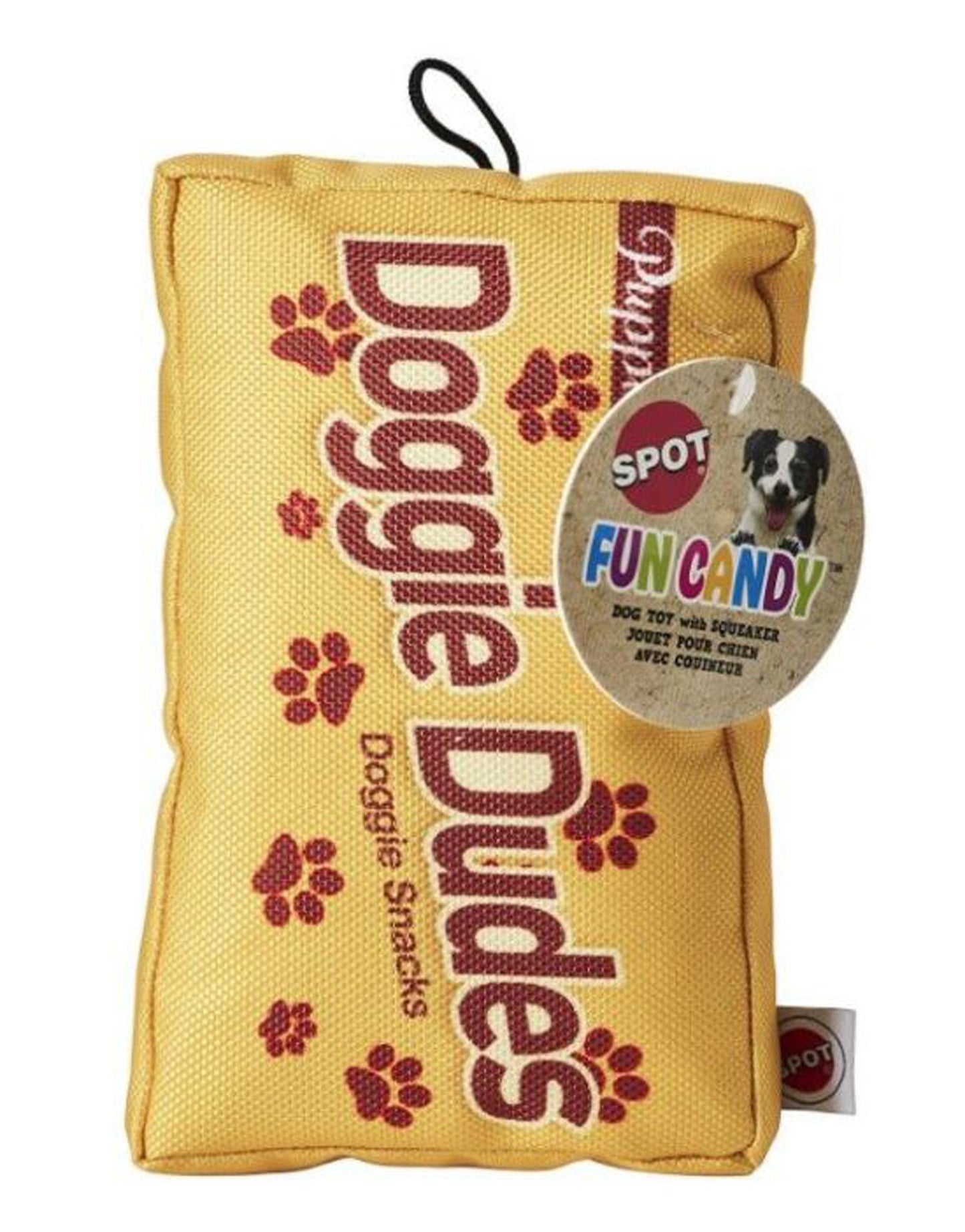 Spot Fun Candy Dog Toy Doggie Dudes 1ea/7 in