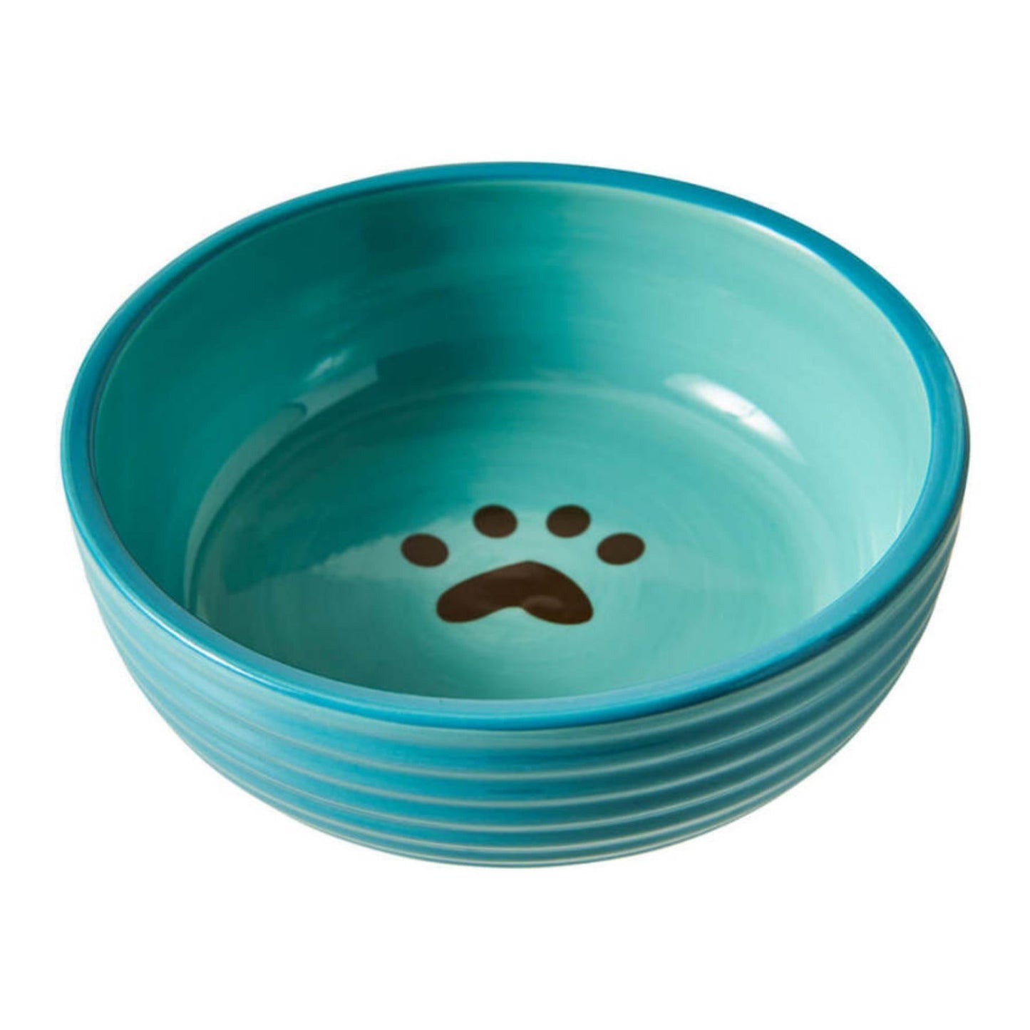 Spot Elegance Dog Bowl Aqua, 1ea/5 in