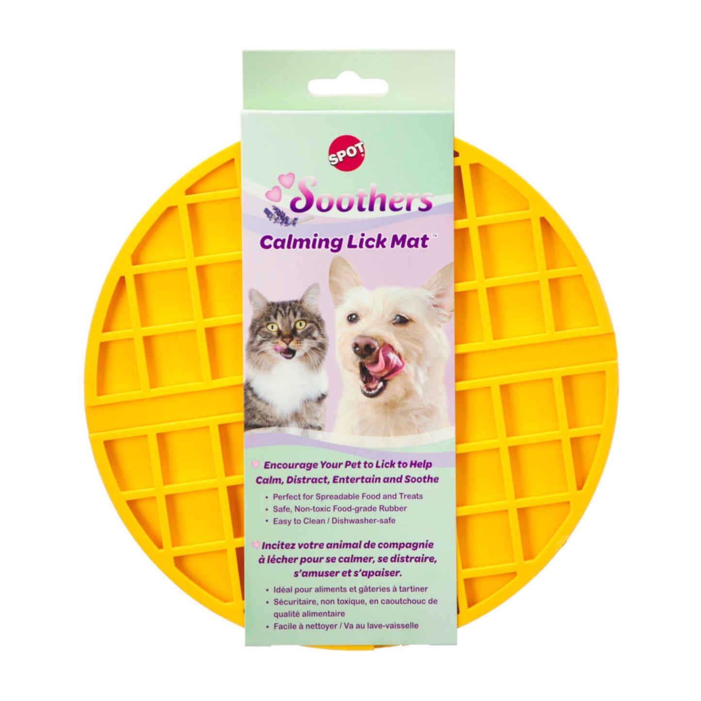 Spot Soothers Lick Mat Belgian Waffle, 1ea/7.5 in