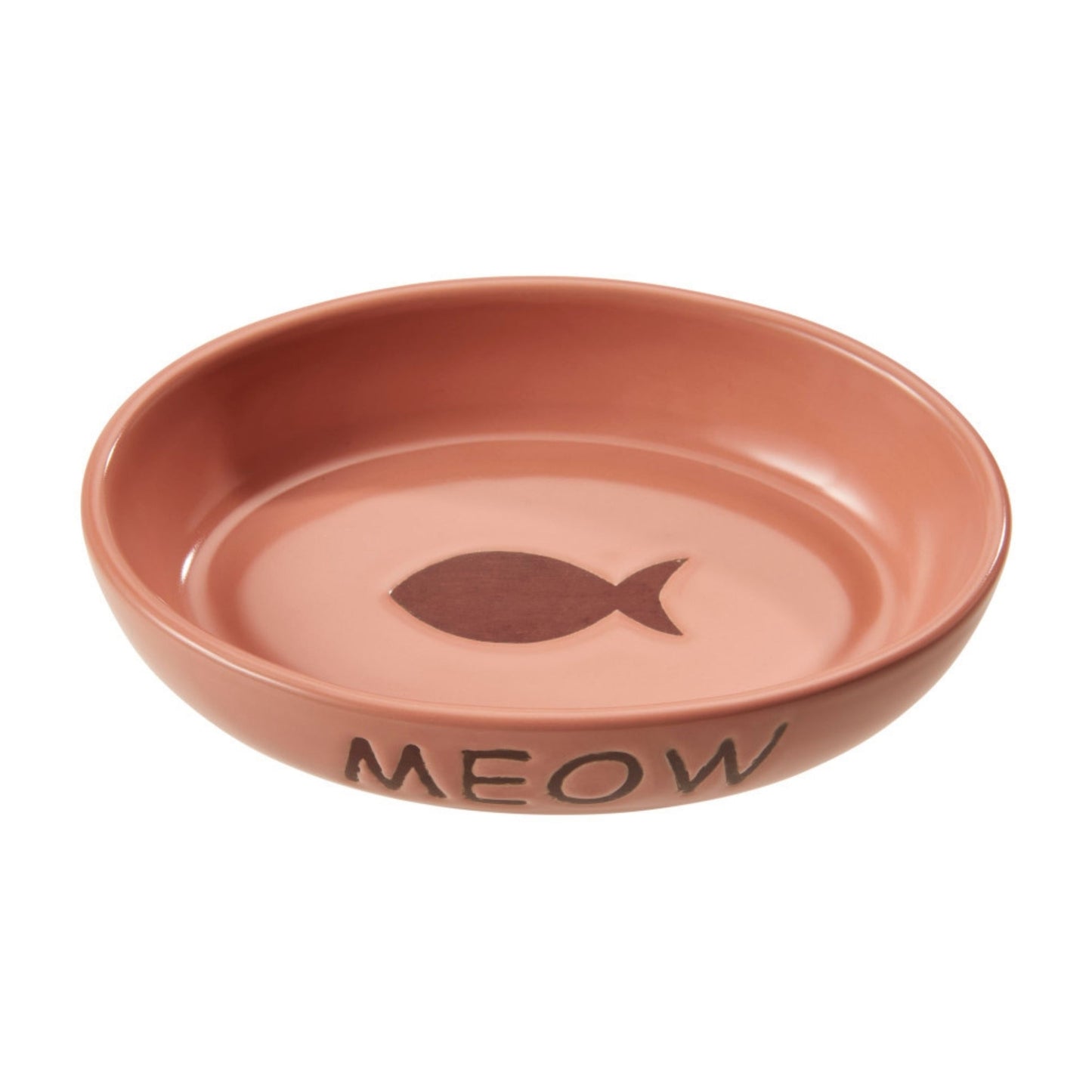 Spot Portofino Oval Cat Dish Blush Pink, 1ea/6 in