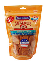 Smokehouse USA Made Prime Chips Dog Treat Chicken & Turkey 1ea/8 oz