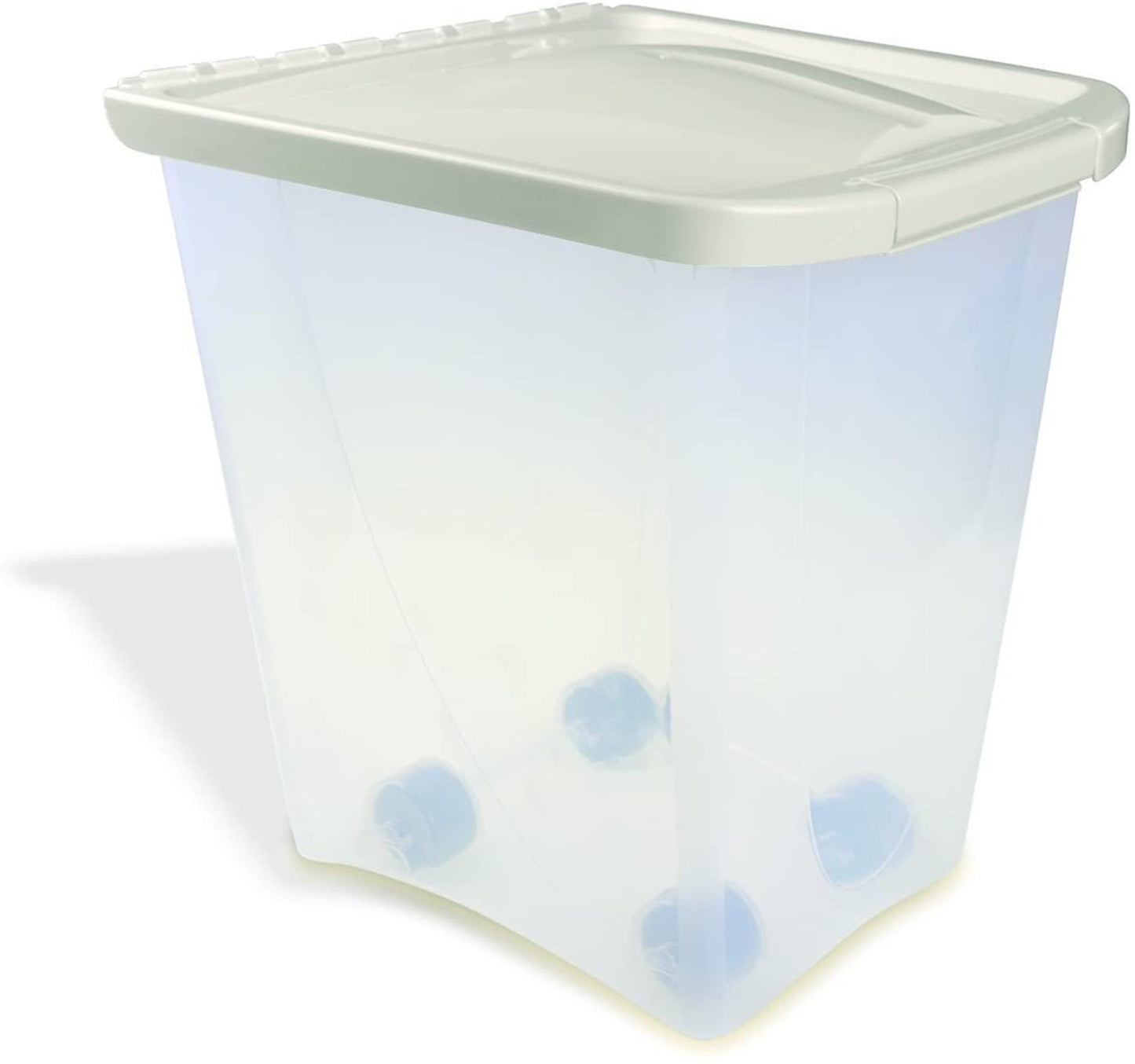 Van Ness Plastics Pet Food Container/Dispenser White|Clear 1ea/25 lb