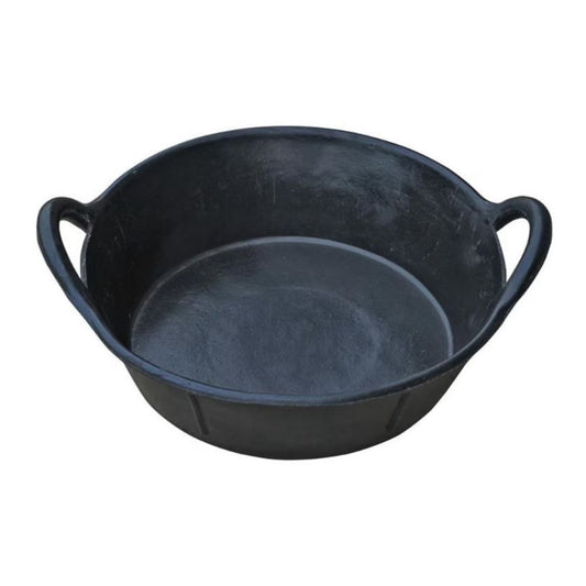 Little Giant Duraflex Rubber Pan w/Handles Black 3 Gal