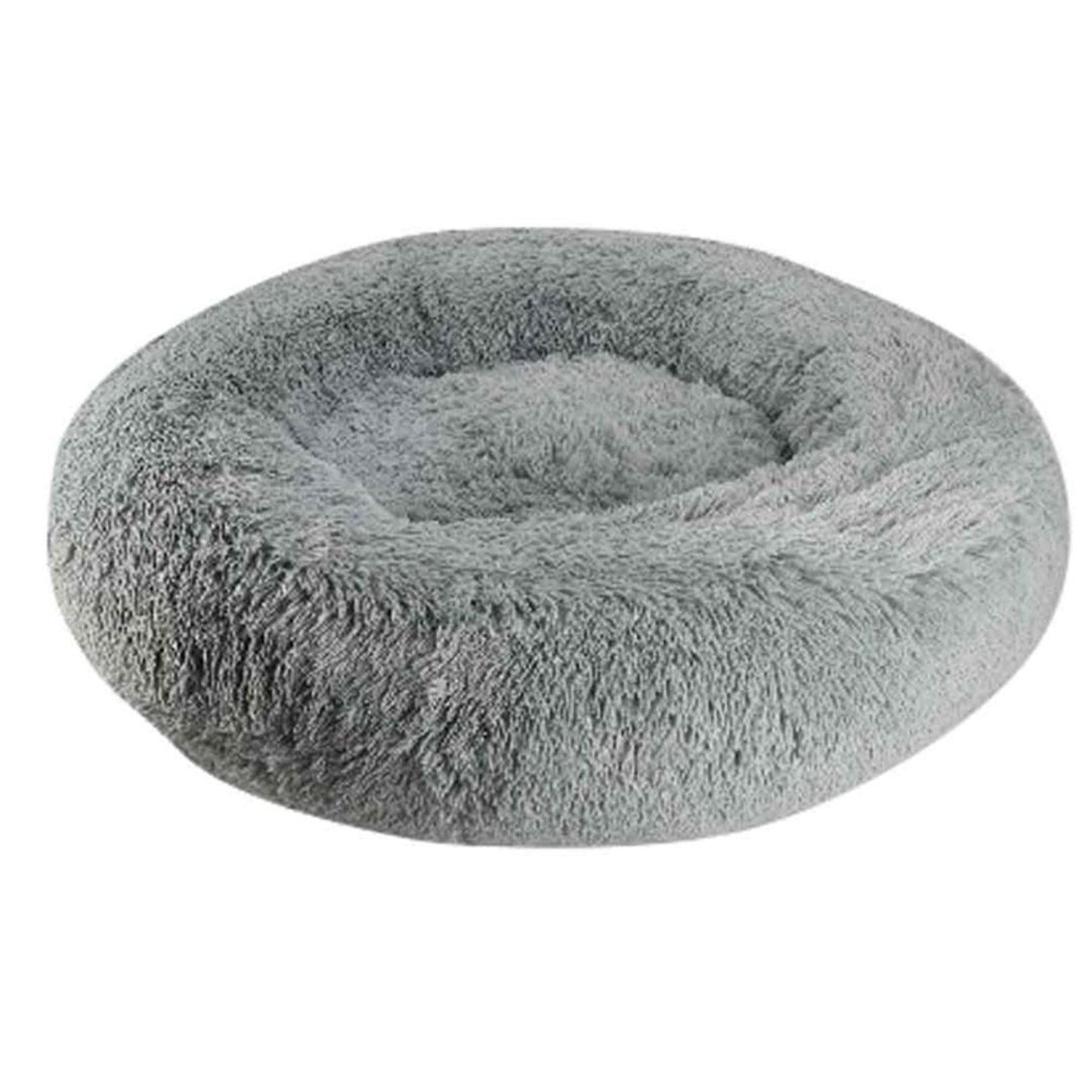 Arlee Warmly Shaggy Donut Charcoal 28 X 28 X 8 Inch