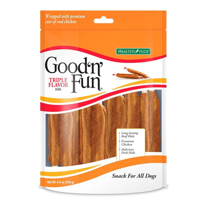 Good 'N' Fun Triple Flavor Ribs Pork/Beef/Chicken 8oz.