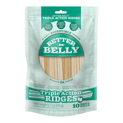 Better Belly Fresh Breath Ridges Small Rolls Spearmint 10 count