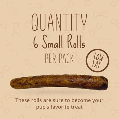 Better Belly Small Rolls Peanut Butter 6 count