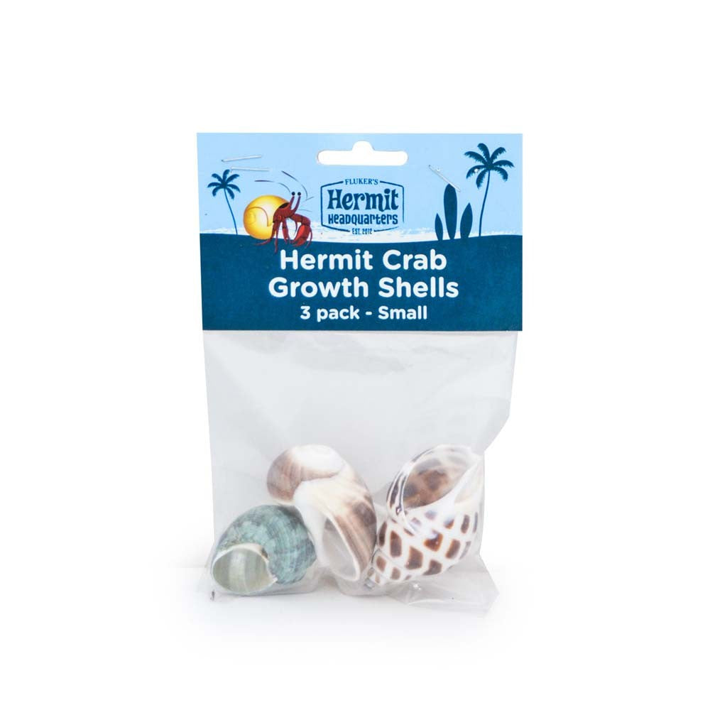 Fluker's Hermit Crab Growth Shells Assorted 1ea/3 pk, SM