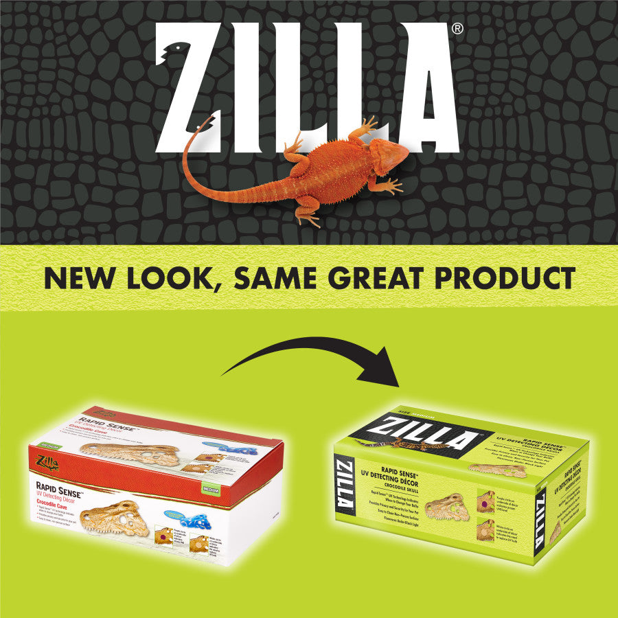 Zilla Rapid Sense Decor Medium Crocodile Skull 1ea/Medium