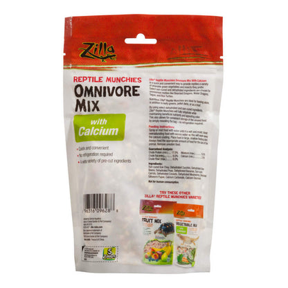 Zilla Reptile Munchies Omnivore with Calcium 1ea/4 oz