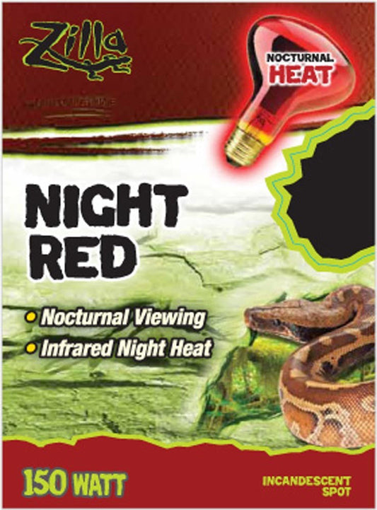 Zilla Incandescent Spot Bulbs Night Red 1ea/150 W