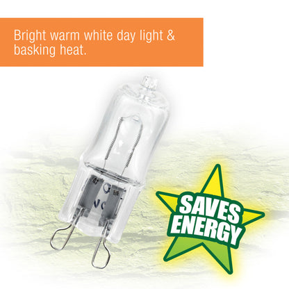 Zilla Light & Heat Mini Halogen Bulbs Day White 1ea/25 W