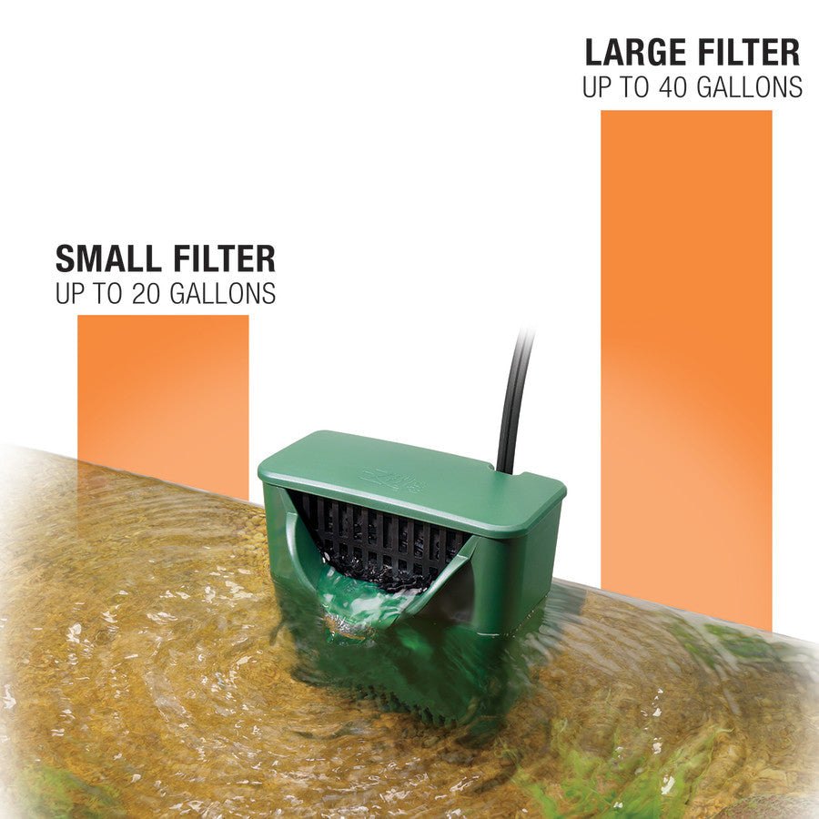 Zilla Aquatic Reptile Internal Filter, 1ea/20 gal