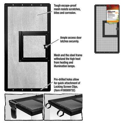 Zilla Screen Covers with Hinged Door 1ea/20 X 10 in