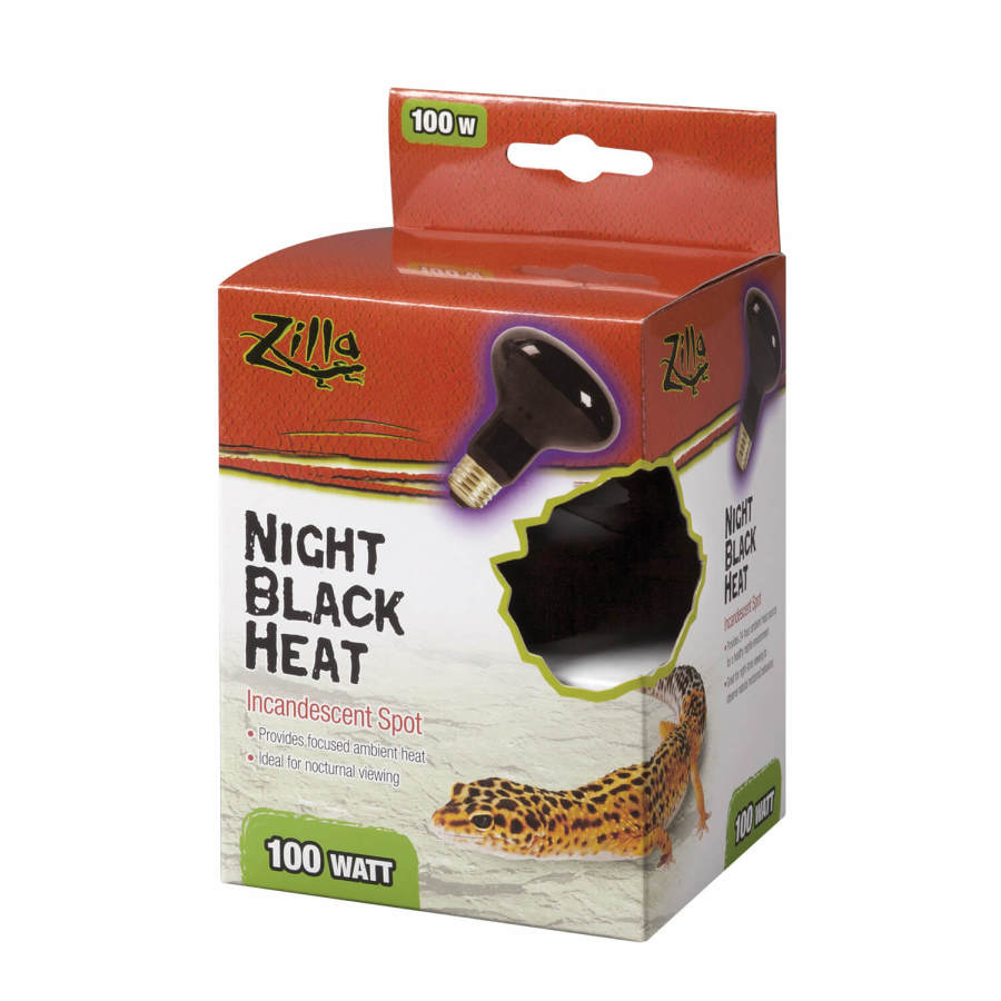 Zilla Incandescent Spot Bulbs Night Black 1ea/100 W