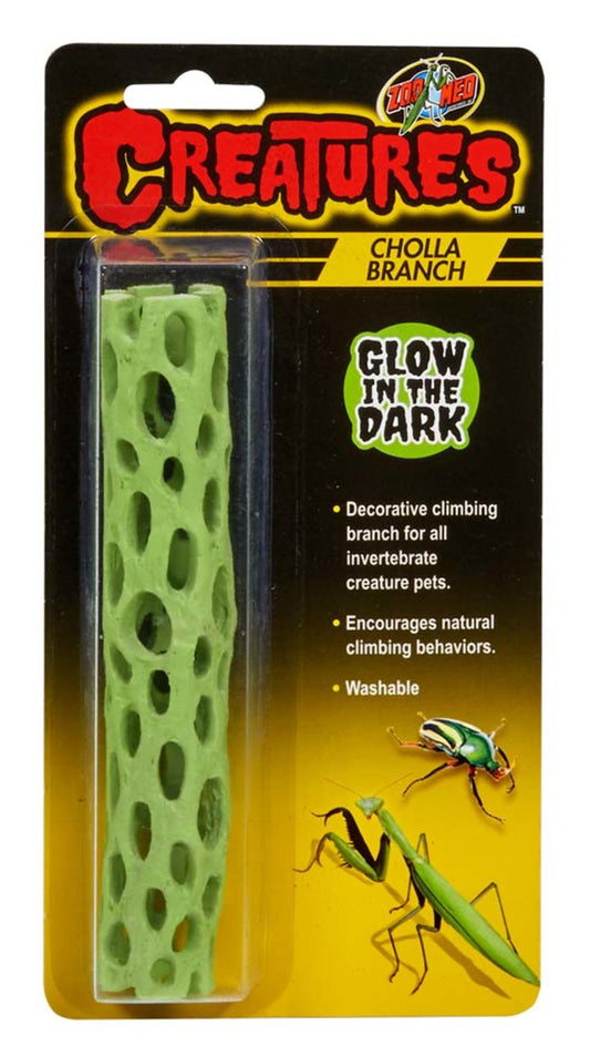 Zoo Med Creatures Cholla Branch Glow in the Dark 1ea