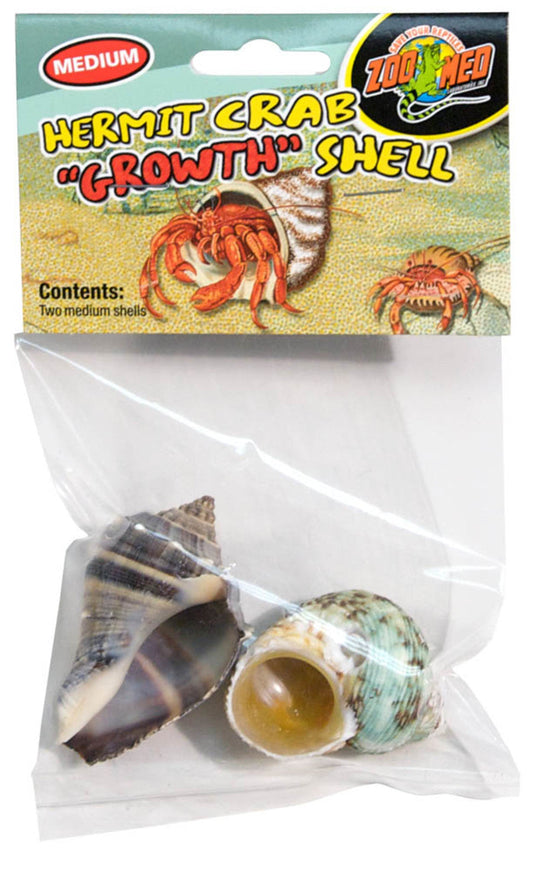 Zoo Med Hermit Crab Growth Shell Assorted 1ea/MD, 2 pk