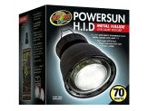 Zoo Med PowerSun H.I.D. Metal Halide UVB Lamp Fixture Black 1ea/7.5 in