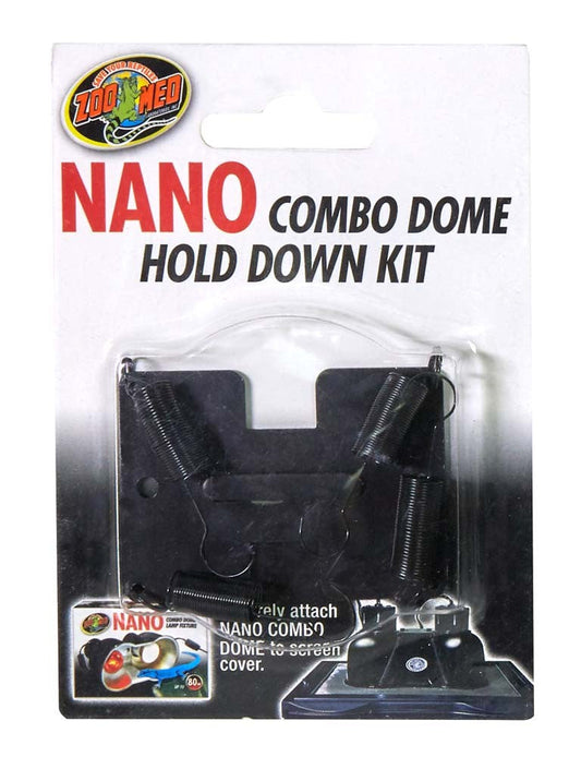 Zoo Med Hold Down Kit for LF-36 Nano Combo Dome Lamp Fixture Black 1ea